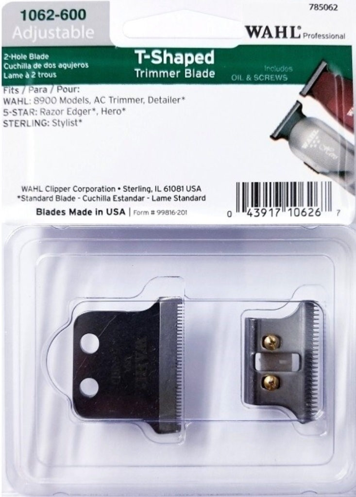 WAHL 2HOLE TSHAPED ADJUSTABLE BLADE FOR DETAILER, 5 STAR RAZOR EDGER