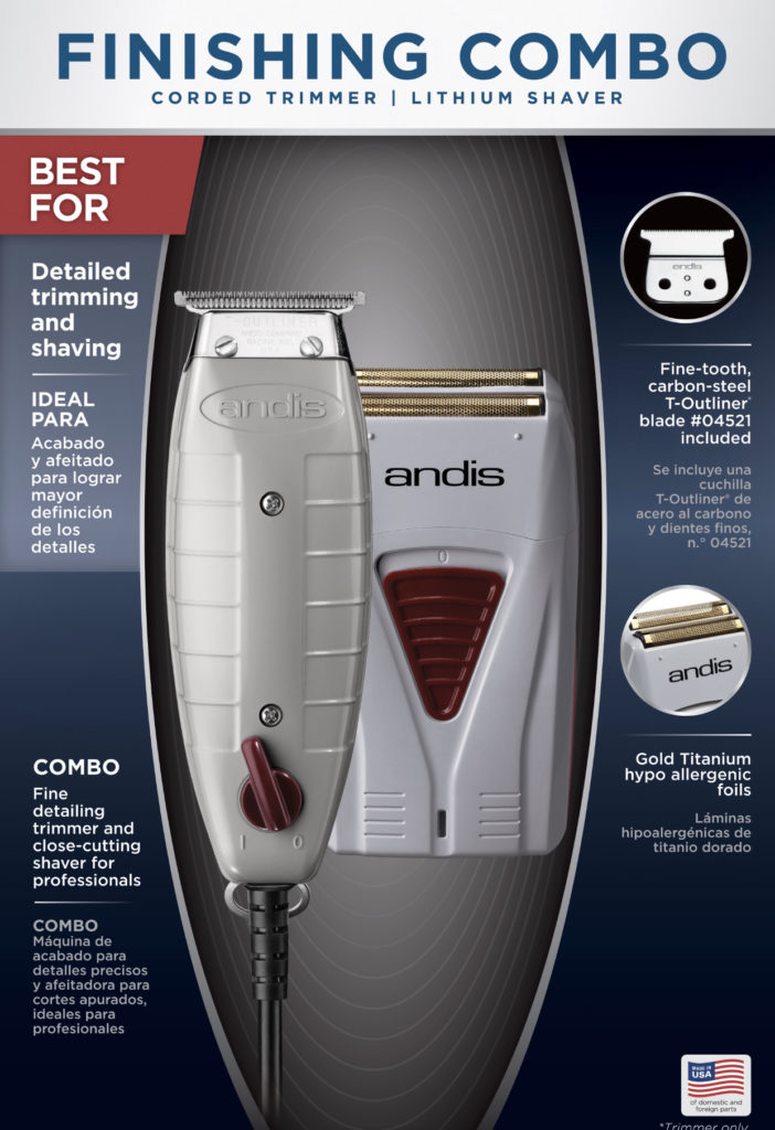 Andis Finishing Combo Set Trimmer & Shaver Will's Barber Supply