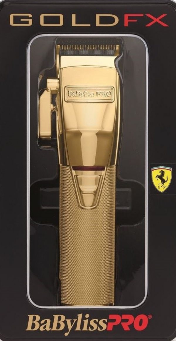 BABYLISS PRO GOLDFX METAL LITHIUM CLIPPER #FX870G