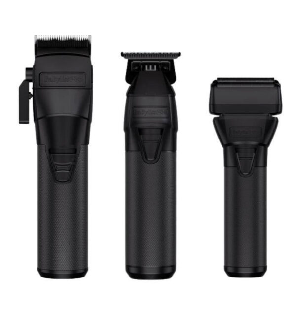 BaBylissPRO FXONE BlackFX Clipper, Trimmer & Shaver Trio