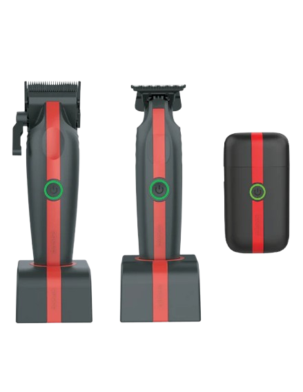 Cocco Veloce Lite Clipper, Trimmer & Free Shaver | Black/Red